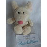 Nici - Schlüsselanhänger / Karabinerhaken - Maus Milly mit kleiner aufgestickten Blume - ca. 12 cm  groß - Schlenker
