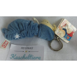 Nici - Schlüsselanhänger - Wurm Flibbie Australien mit Kapuze - blau - ca. 10 cm groß