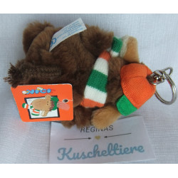 Nici - Schlüsselanhänger - Schaf Loisl mit Schal und Kappe - ca. 10 cm groß