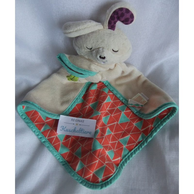 B. Toys - Schmusetuch Hase mit kleinem Knisterblatt - ca. 38 cm lang
