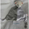 Brands Fashion GmbH - Sparkasse - Schmusetuch Bär - grau, beige, grau/ weiß gestreift
