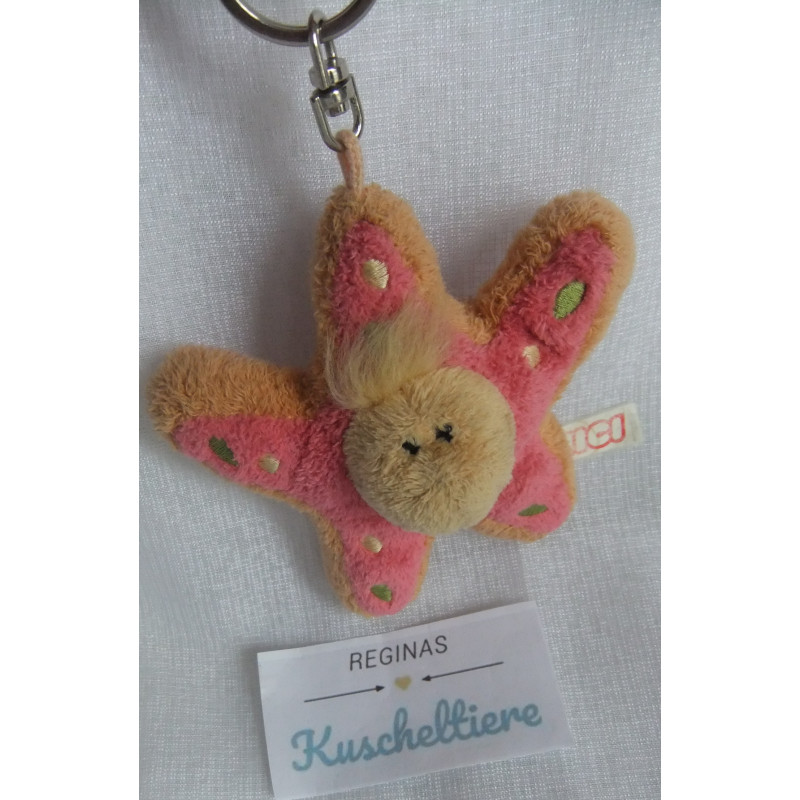 Nici - Schlüsselanhänger - Seafriends Seestern - rosa, orange, beige - ca. 10 cm  groß - Schlenker