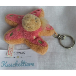 Nici - Schlüsselanhänger - Seafriends Seestern - rosa, orange, beige - ca. 10 cm  groß - Schlenker