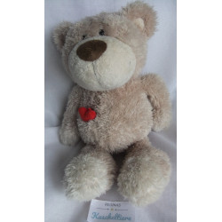 Nici - Plüschtier - Love - Bär beige, creme mit rotem Herzchen - ca. 35 cm groß - Schlenker