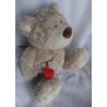 Nici - Plüschtier - Love - Bär beige, creme mit rotem Herzchen - ca. 35 cm groß - Schlenker