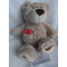 Nici - Plüschtier - Love - Bär beige mit rotem Herzchen - ca. 25 cm groß - Schlenker