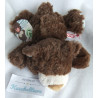 Nici - Plüschtier - Classic Bear - Bär - braun, blau-weiß gestreifte Fußsohlen - ca. 20 cm groß - liegend