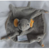 Steiff - Schmusetuch Elefant Trampili, grau, orange - !!!! ohne Halstuch!!!! - ca. 23 cm lang