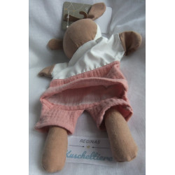 Fehn - Boutique Collection - DM - Handpuppe - Reh - rosa, braun - ca. 33 cm groß - Schlenker