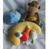 drei Spieluhren - Tchibo TCM Spieluhr Wal - Sunkid Schaf im Mond Spieluhr - Babylove Affe mit Banane