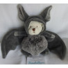Bukowski Design - Plüschtier - Bär Ziggy Fledermaus - Grau, grau-weiß meliert, weiß - ca. 15 cm groß - sitzend