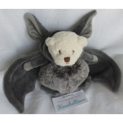 Bukowski Design - Plüschtier - Bär Ziggy Fledermaus - Grau, grau-weiß meliert, weiß - ca. 15 cm groß - sitzend
