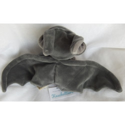 Bukowski Design - Plüschtier - Bär Ziggy Fledermaus - Grau, grau-weiß meliert, weiß - ca. 15 cm groß - sitzend