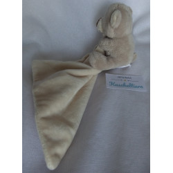 Kik - Ergee - Schmusetuch - Bär mit Schnuffeltuch - braun, vanille, beige