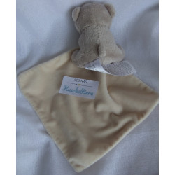 Kik - Ergee - Schmusetuch - Bär mit Schnuffeltuch - braun, vanille, beige