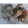 zwei Plüschtiere - Aurora Plüschtier Faultier - Wild Republic Plüschtier Elefant