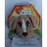 Mattel - Vintage Pound Puppies kleiner Hund (C6080) braun, beige in Hundehütte aus Karton