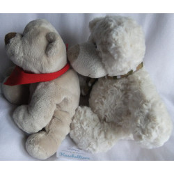 Zwei Plüschtiere - Bärchen - My baby XXXLutz Plüschtier Bär weiß mit Schal und  Frie-Play Collection Bär mit Halstuch