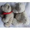 Zwei Plüschtiere - Bärchen - My baby XXXLutz Plüschtier Bär weiß mit Schal und  Frie-Play Collection Bär mit Halstuch