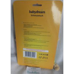 Babydream - Schmusetuch - Hase - grün, orange, hellbraun - ca. 23 cm lang