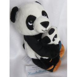 Ferrero - Kinderschokolade - Plüschtier - Lotta - Panda mit Baby - ca. 25 cm groß - Schlenker