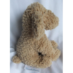 TCM - Tchibo - Plüschtier - Hund - Brauntöne - ca. 25 cm groß - sitzend