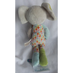 Nici - My first Nici - Plüschtier, Spieltier - Elefant Dundi - beige und bunt - ca. 33 cm groß - Schlenker