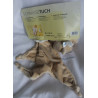 Bambia - Sunkid - Set Schmusetuch  und Rasselspieltier Bär hellbraun, creme, braun