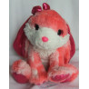 Wild Republic - Plüschtier - Hase rosa, weiß mit Schleife pink - ca. 26 cm hoch und ca. 24 cm lang