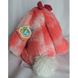 Wild Republic - Plüschtier - Hase rosa, weiß mit Schleife pink - ca. 26 cm hoch und ca. 24 cm lang