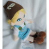Nature Planet - Plüschtier Plüschpuppe - Mädchen mit Kopftuch, Kleidchen - ca. 30 cm groß - Schlenker
