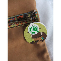 Nici - Tasche Umhängetasche - Wild Friends Bison Big Bow - verstellbarer Tragegurt - ca. 35 cm x 30 cm groß