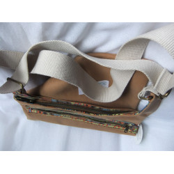 Nici - Tasche Umhängetasche - Wild Friends Bison Big Bow - verstellbarer Tragegurt - ca. 35 cm x 30 cm groß
