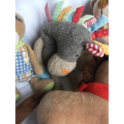 Plüschtiersammlung - 3 x Sigikid Plüschtiere Pferd, Pony, Bär und 1 x Sterntaler Plüschtier Bär Benno
