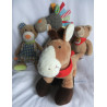 Plüschtiersammlung - 3 x Sigikid Plüschtiere Pferd, Pony, Bär und 1 x Sterntaler Plüschtier Bär Benno