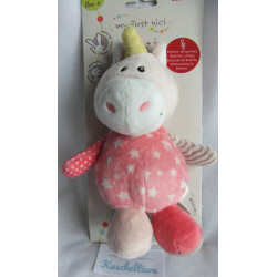 Nici - Spieluhr - Einhorn Stupsi - Melodie: Brahms Wiegenlied - ca. 18 cm groß