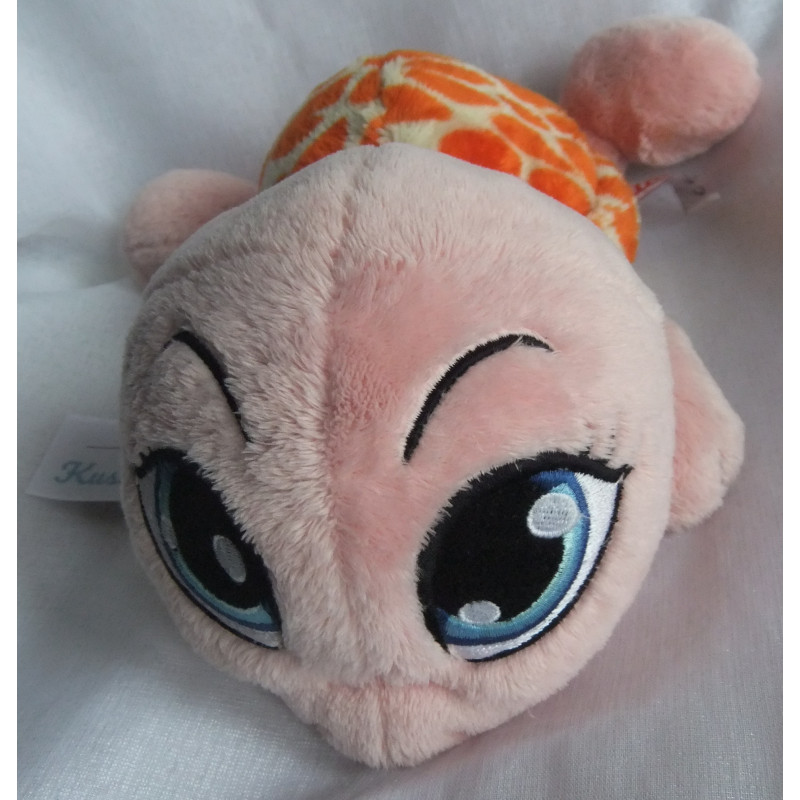 Nici - Plüschtier - Sweet Hearts Schildkröte - rosa, orange-gelb, gelb - ca. 25 cm lang - liegend