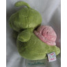 Nici - Plüschtier - Sweet Hearts Schnecke - grün, rosa - ca. 15 cm lang - liegend