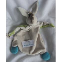 Nici - My first Nici - Schmusetuch - Esel - beige, grün, türkis - ca. 25 cm lang