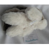 Dressler & Zimmerhackl KG - Plüschtier - Hase - grau-braun meliert - weiß, braun - ca. 23 cm lang - liegend