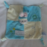 Gipsy - Schmusetuch - Hase mit Zipfelmütze - creme, hellblau - ca. 23 cm x 24 cm groß