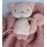 Beauty Baby - Schmusetuch - Katze - Plüsch, Musselin - ca. 32 cm x 32 cm groß