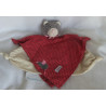 Käthe Kruse - Schmusetuch - Katze Ginger grau, rot mit Motiven, Halskrause gestreift - ca. 35 cm lang