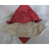Käthe Kruse - Schmusetuch - Katze Ginger grau, rot mit Motiven, Halskrause gestreift - ca. 35 cm lang