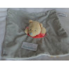 Primark - Disney - Schmusetuch - Winnie Pooh - grau, gelb, orange und weiß mit Motiven - ca. 30 cm x 30 cm groß