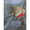 Primark - Disney - Schmusetuch - Winnie Pooh - grau, gelb, orange und weiß mit Motiven - ca. 30 cm x 30 cm groß
