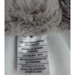 Ideenwelt - Rossmann - Wärmetier Maus - mit Hirsekörnerfüllung - ca. 35 cm groß - liegend