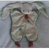 Bukowski - Schmusetuch / Handpuppe - Hase creme, grün - Schal und Füßchen in bunt - ca. 35 cm lang