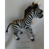 Steiff - Stofftier - Zebra Ossi - schwarz, weiß - ca. 16 cm hoch und ca. 14 cm lang - stehend