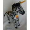 Steiff - Stofftier - Zebra Ossi - schwarz, weiß - ca. 16 cm hoch und ca. 14 cm lang - stehend